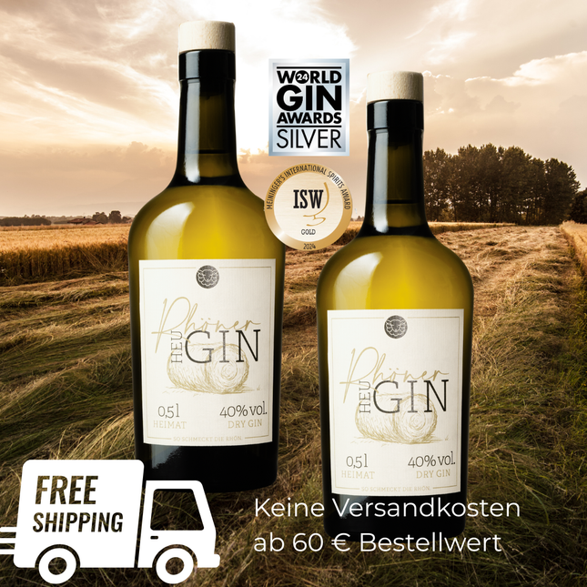 2x Rhöner HEU Gin / versandkostenfrei