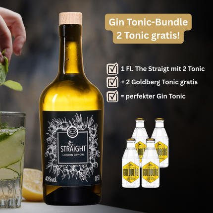 The Straight Gin mit 2 Tonic + 2 Tonic gratis